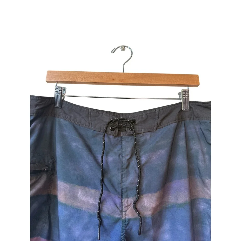 Outerknown Mens Sunset Stripe Board‎ Shorts Size 32 Multicolored Swim Trunks